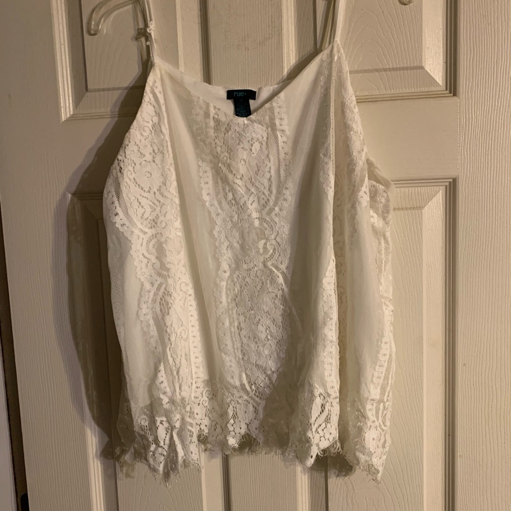 Rue 21 white tank top